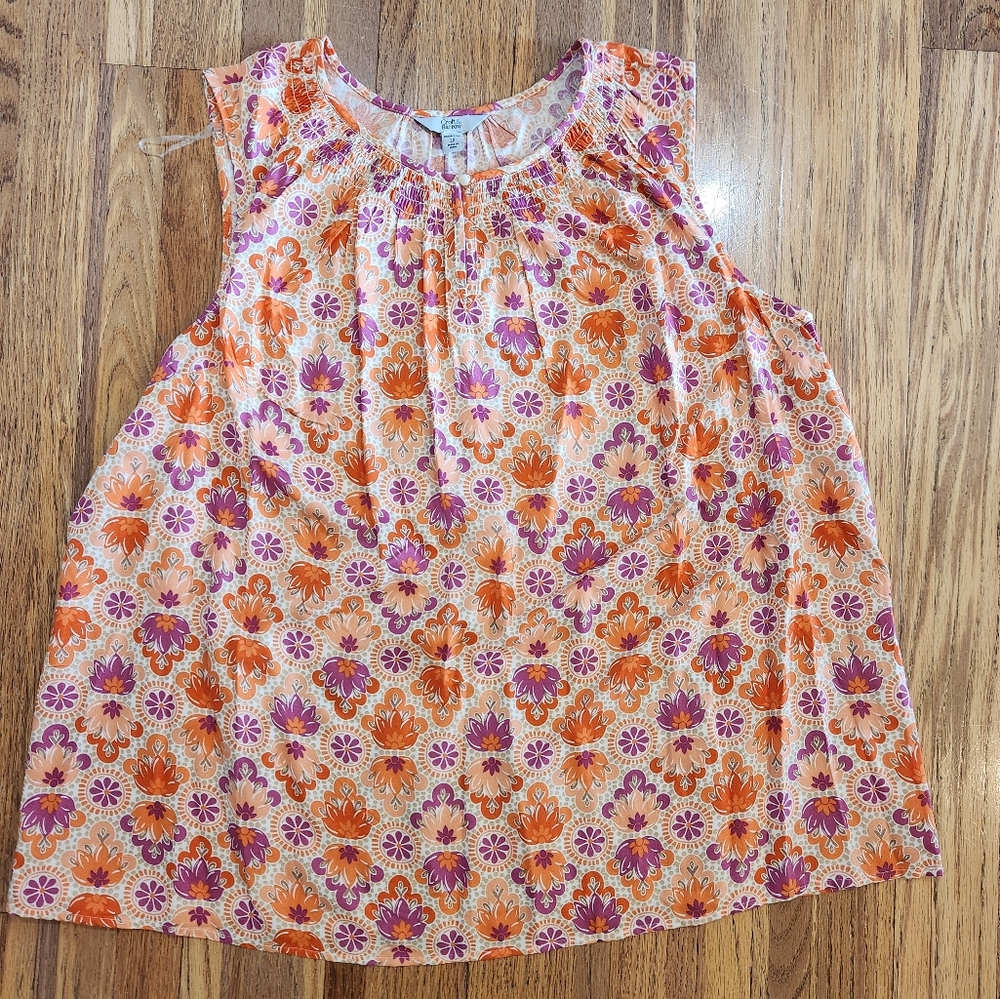 Croft & Barrow 2X women's sleeveless blouse